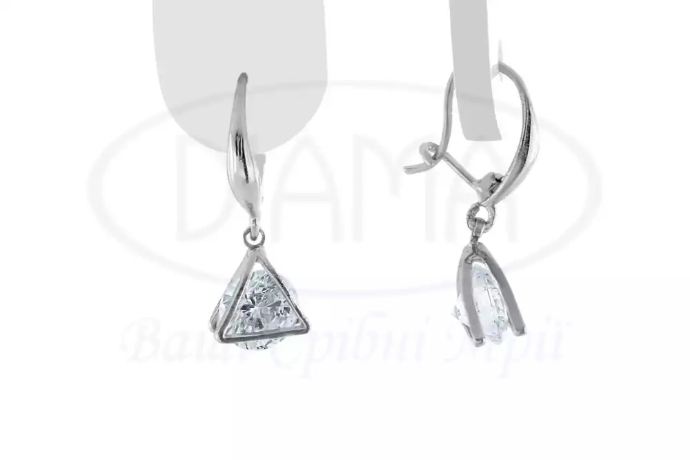 Срібні сережки фото 1