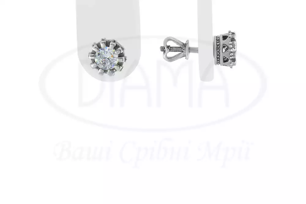 Срібні сережки фото 1