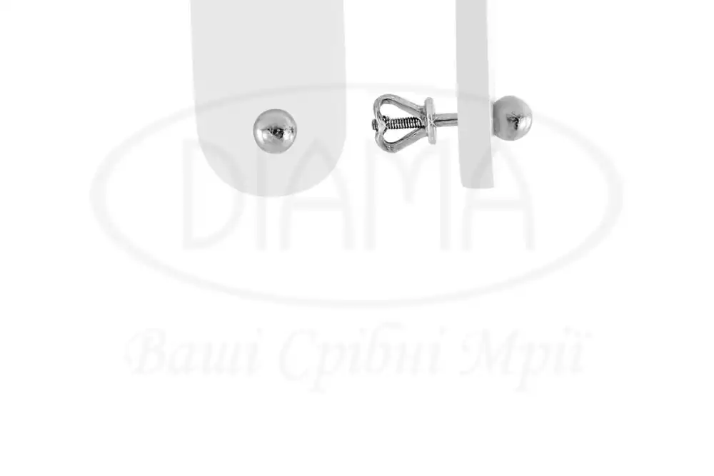 Срібні сережки фото 1