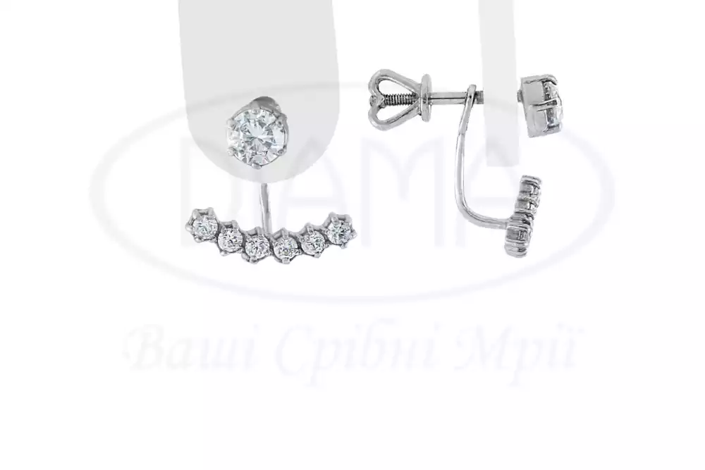 Срібні сережки фото 1