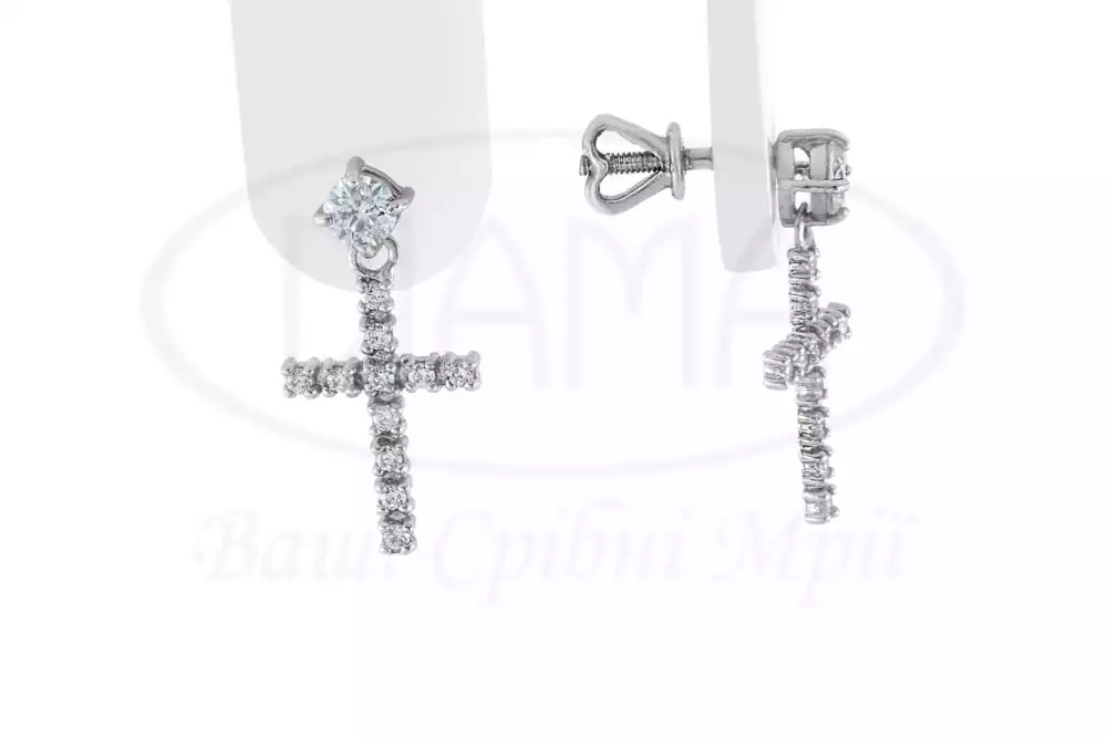 Срібні сережки фото 1