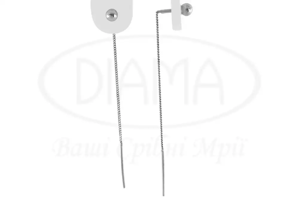 Срібні сережки фото 1