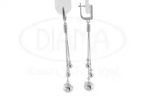 Срібні сережки "Кулька"