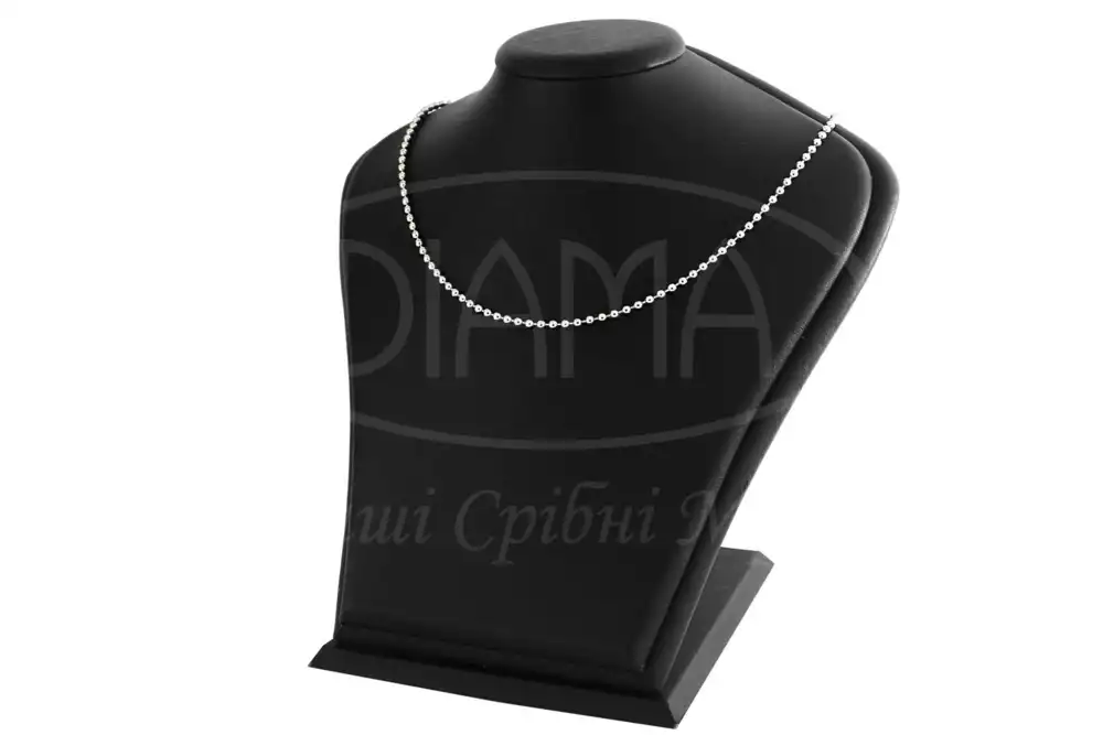 Срібний ланцюг  "Кулька перлина" фото 1