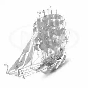 Срібна статуетка "Корабель з вітрилами"