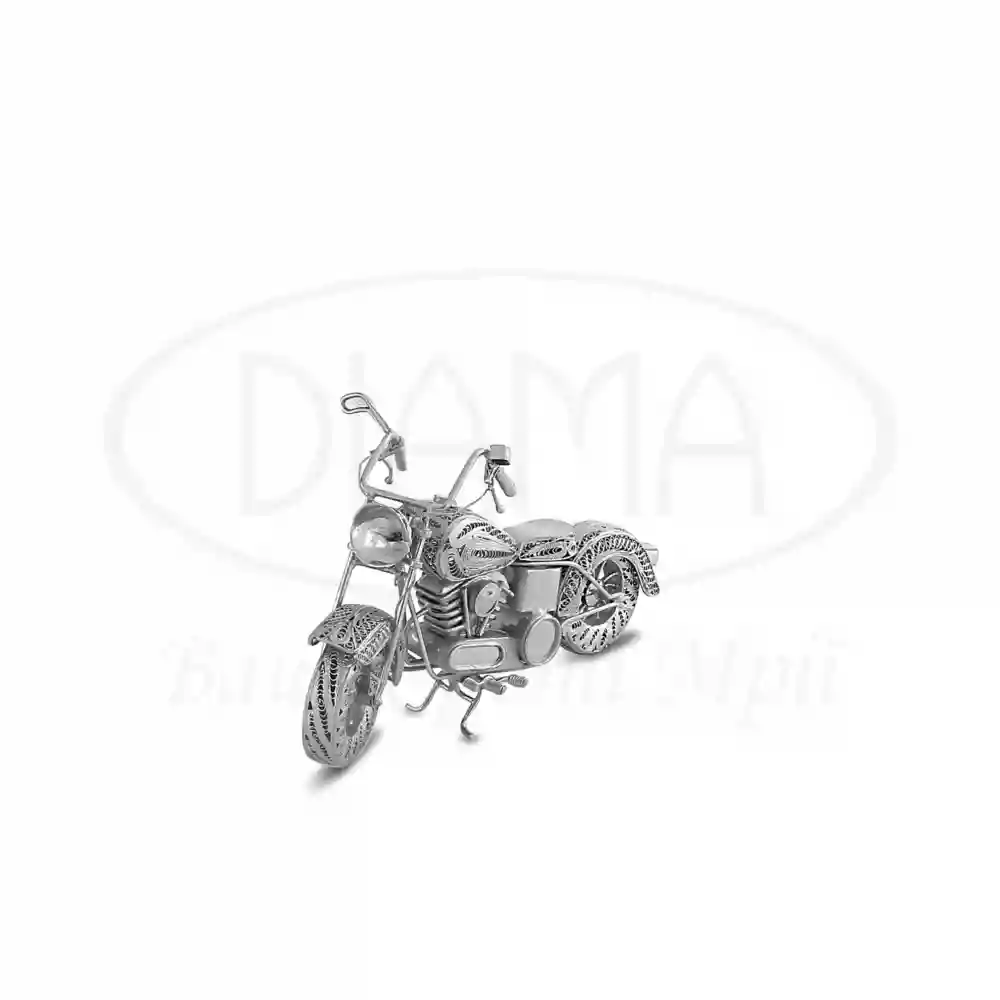 Срібна статуетка "Мотоцикла" фото 2