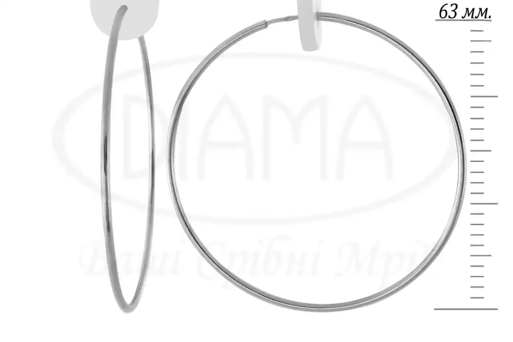 Сережки срібні фото 1