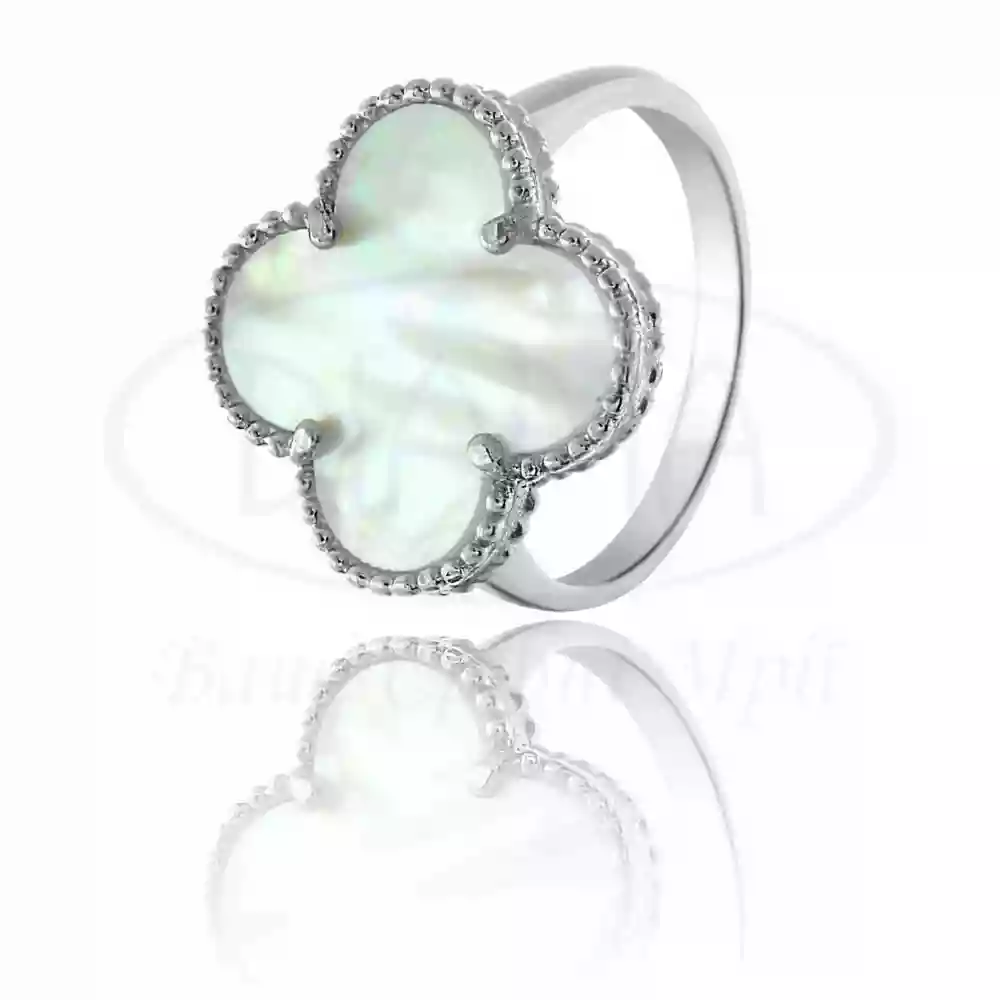 Срібна каблучка з Перламутром фото 1