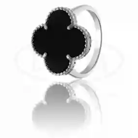 Срібна каблучка з Оніксом
