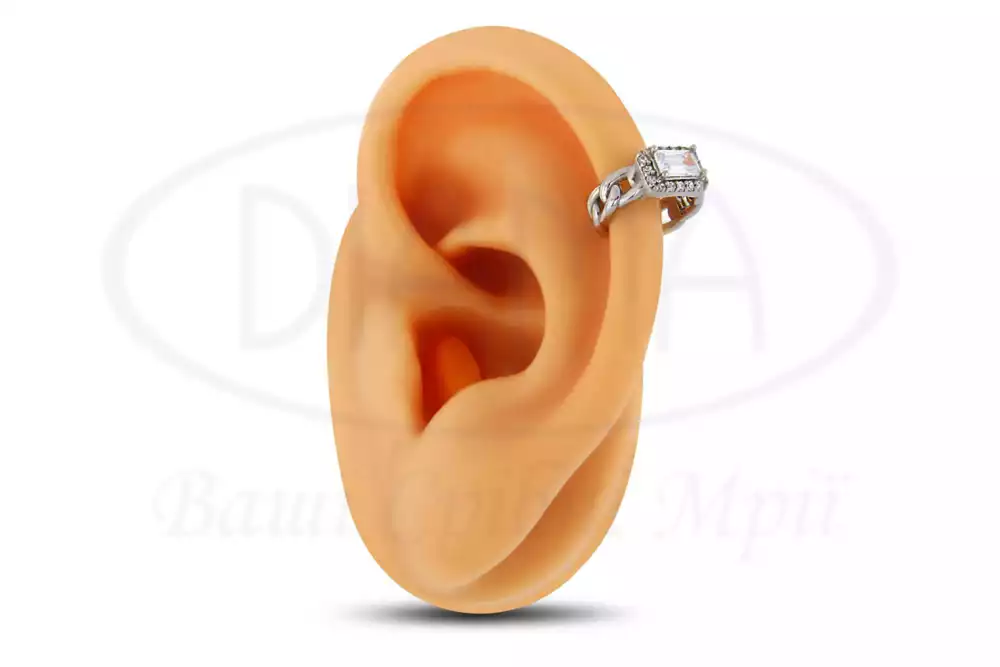 Срібна сережка фото 1