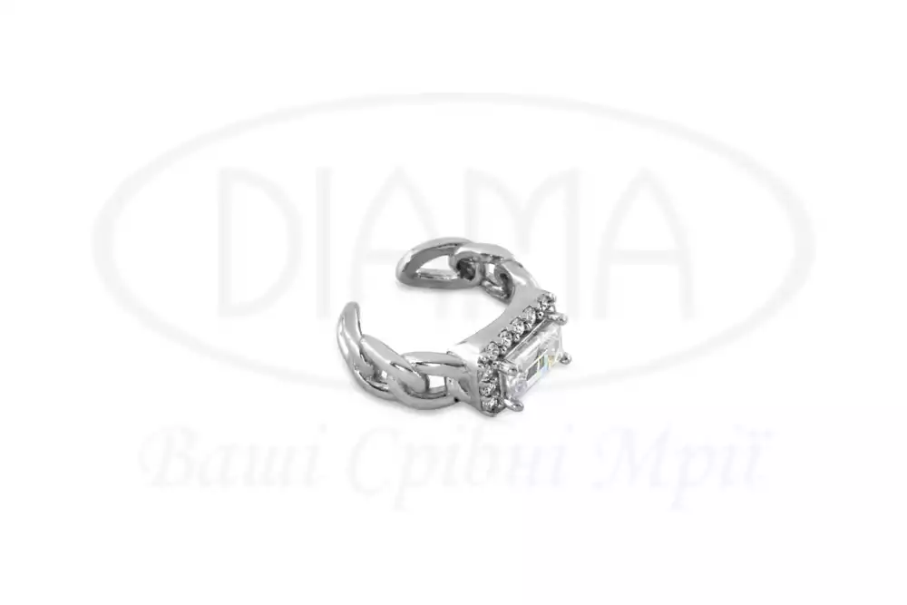 Срібна сережка фото 2