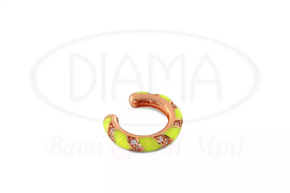 Срібна сережка фото 3