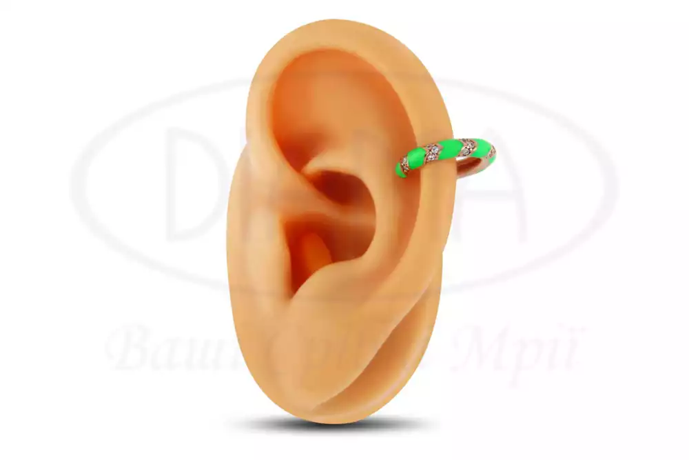 Срібна сережка фото 1