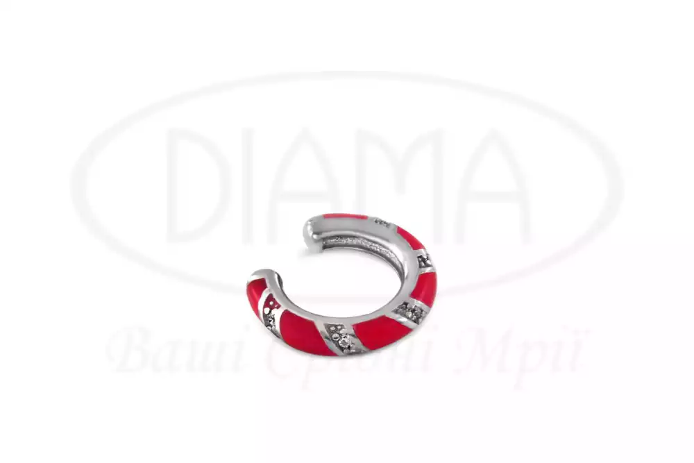 Срібна сережка фото 3