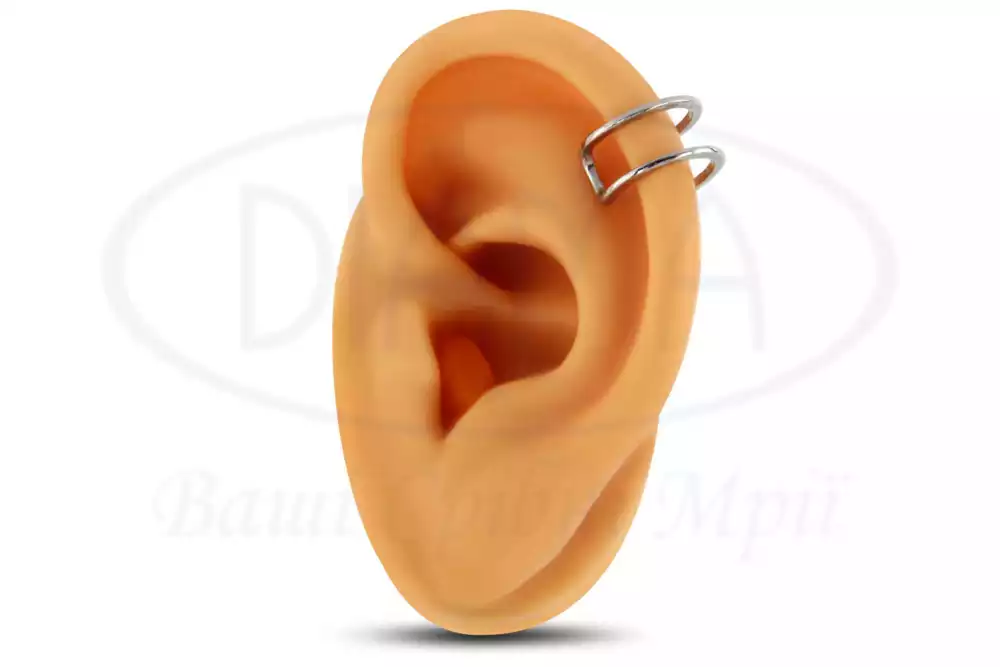 Срібна сережка фото 1