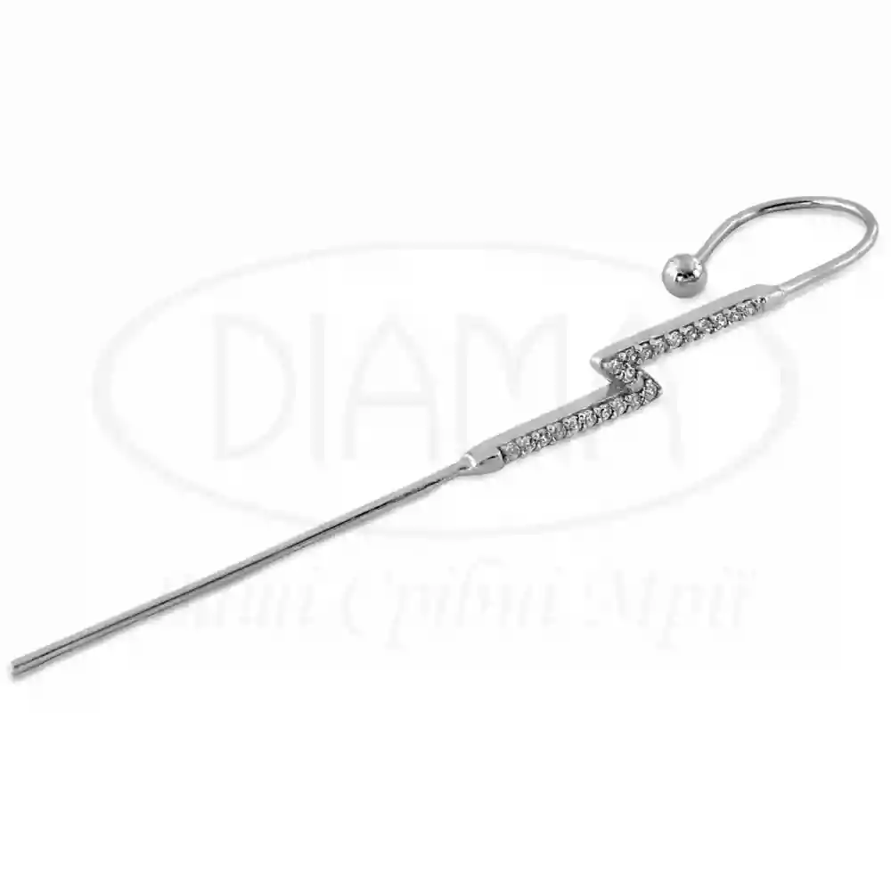 Срібна сережка фото 3