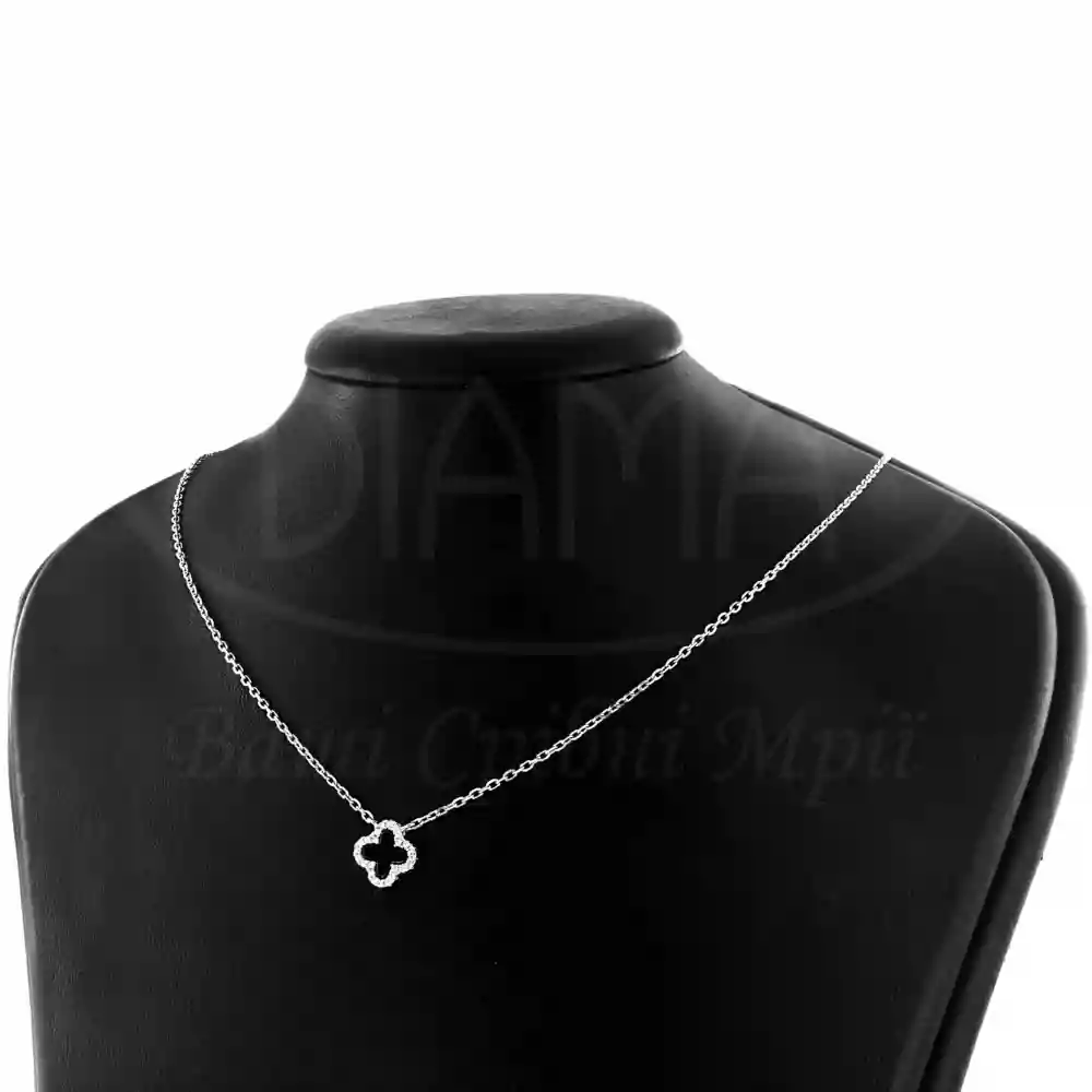 Срібние кольє з "Клевером" фото 1