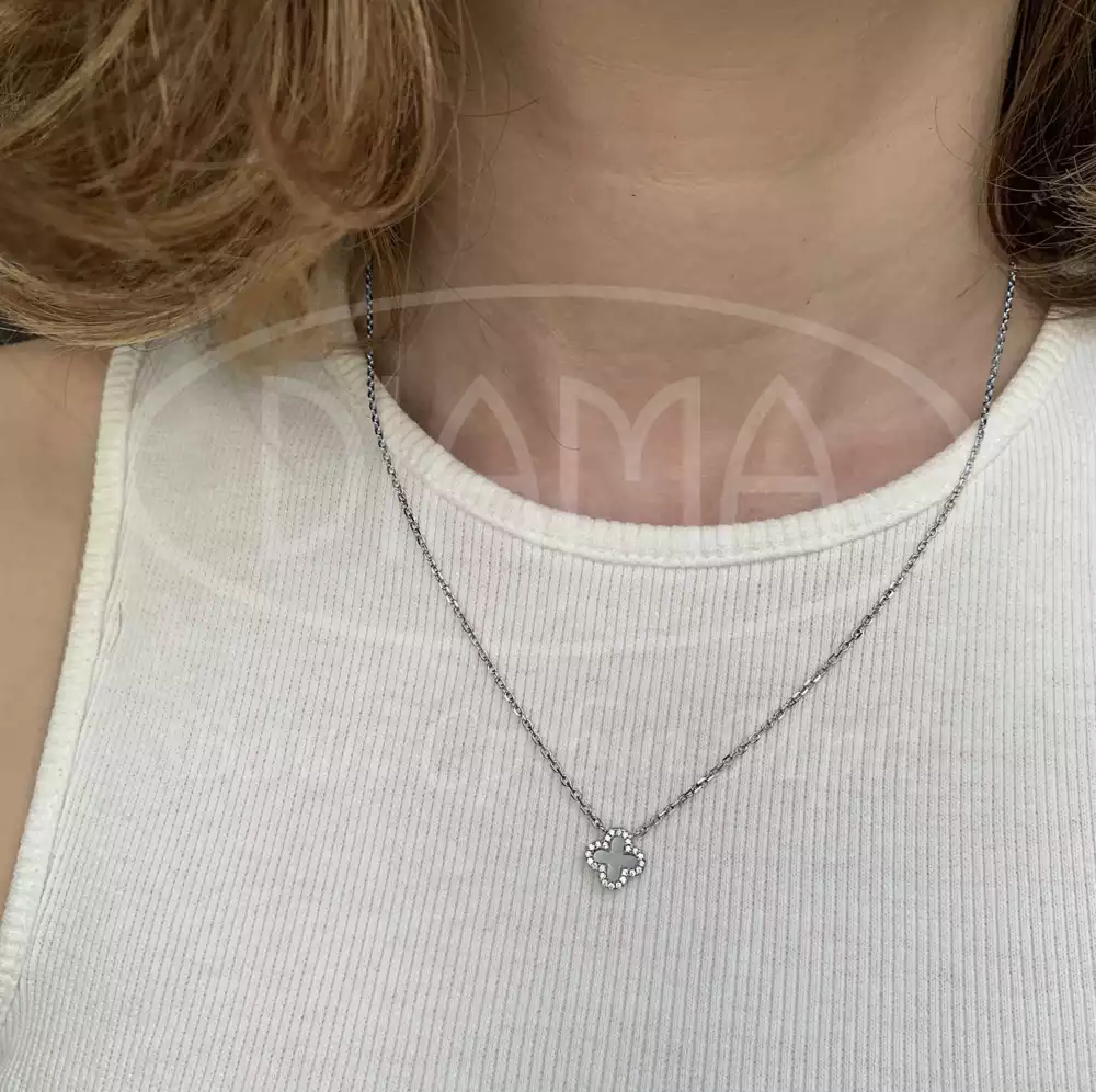 Кольє срібне з Перламутром фото 2