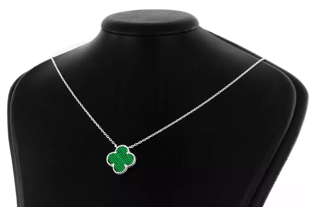 Срібне Кольє з Малахітом фото 1