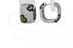 Срібні сережки