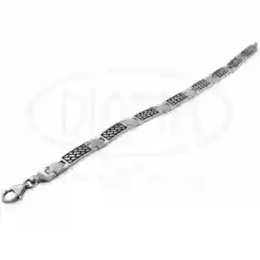 Срібний чоловічий браслет