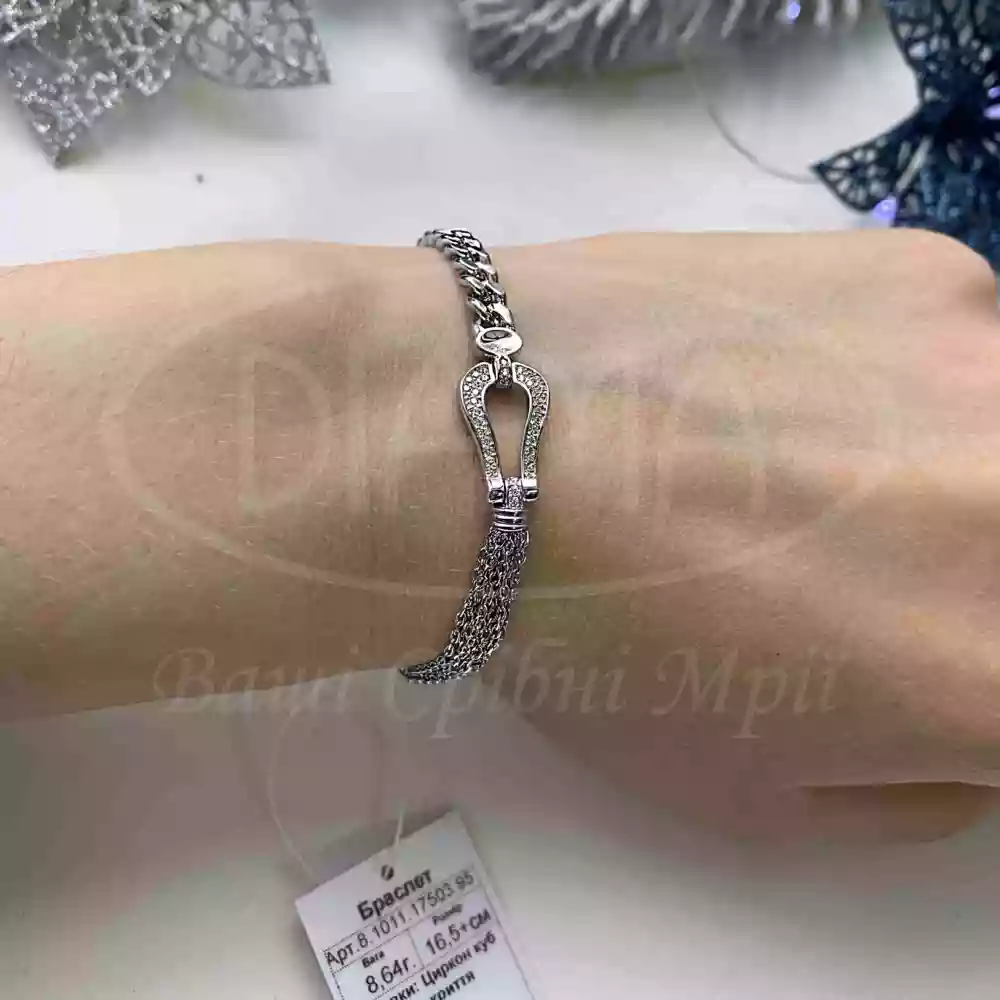 Срібний браслет фото 3