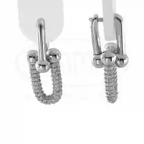 Срібні сережки