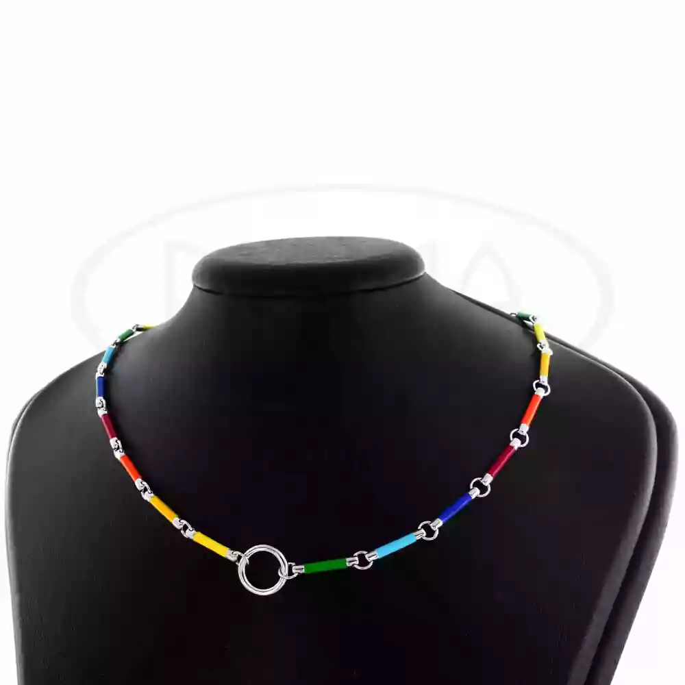 Срібне кольє фото 1