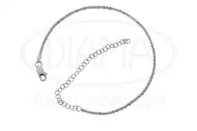 Срібний браслет на ногу