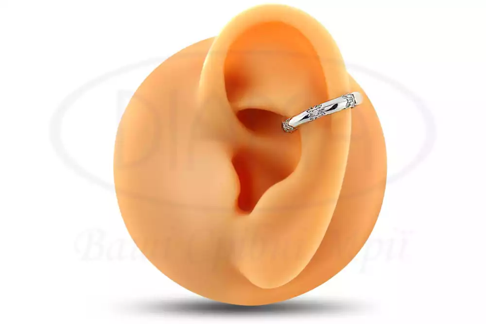 Сережка срібна фото 1