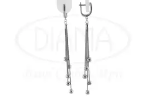 Срібні сережки Кульки