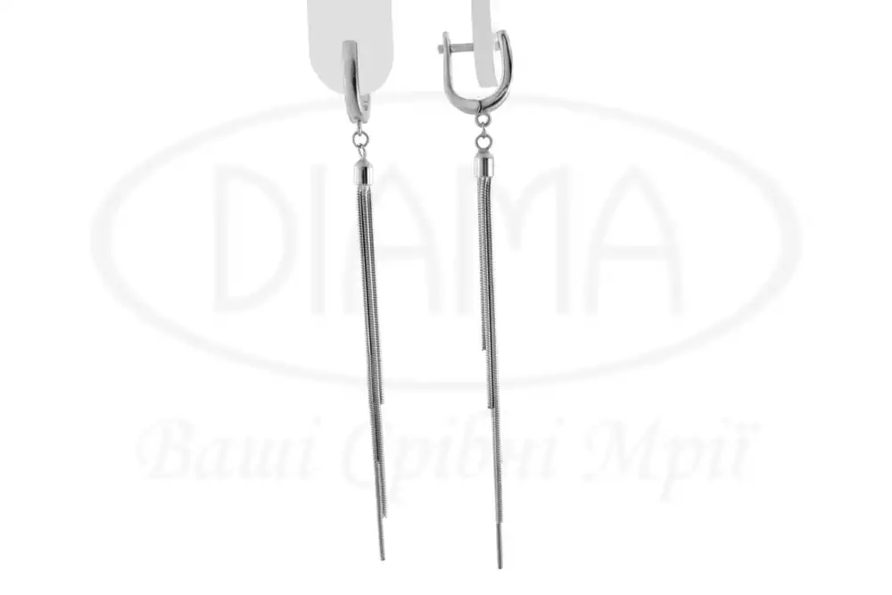 Срібні сережки фото 1