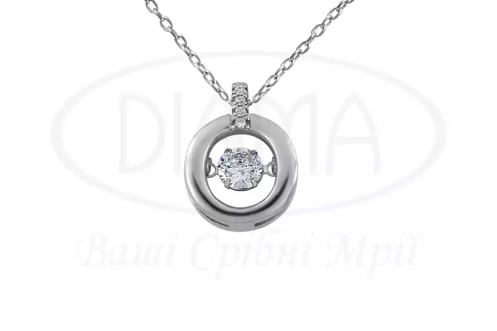 Срібне кольє фото 1