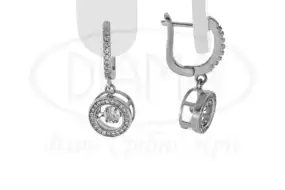 Срібні сережки