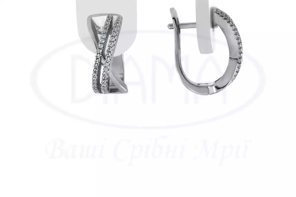 Срібні сережки фото 1