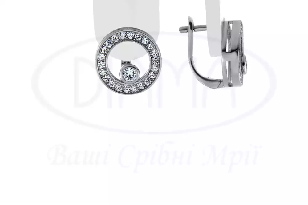 Срібні сережки фото 1