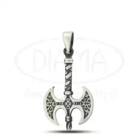 Срібна підвіска "Подвійна Сокира"