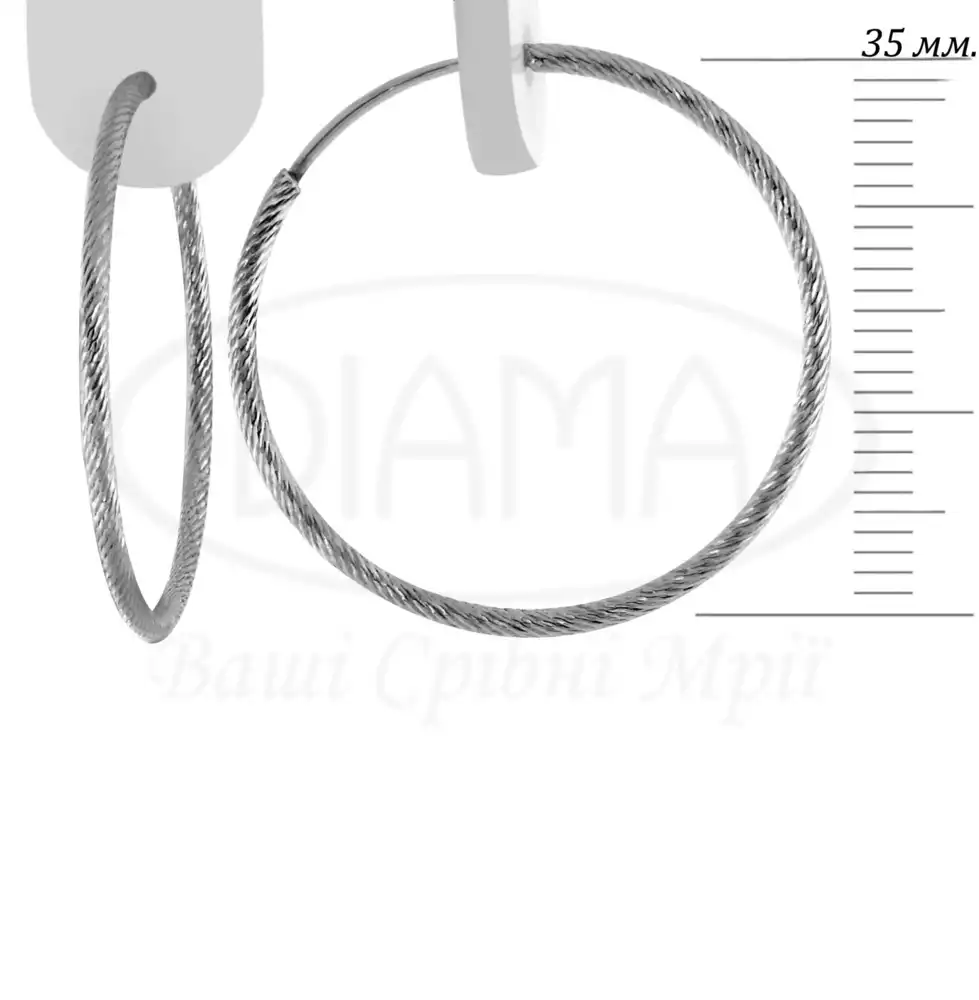 Сережки срібні фото 1