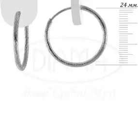 Сережки срібні