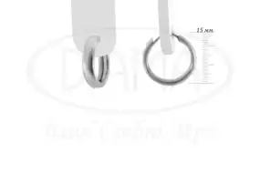 Сережки срібні