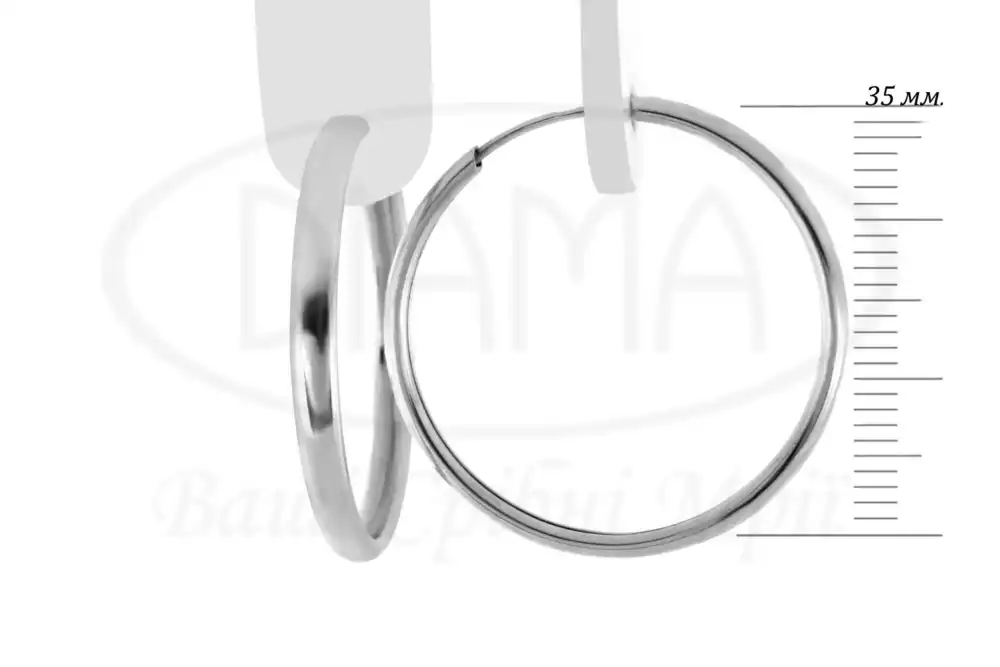 Сережки срібні фото 1