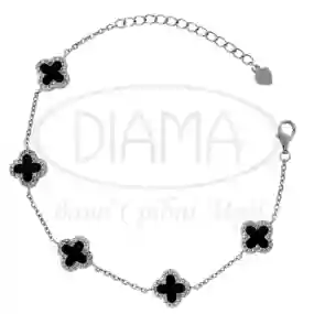 Браслет срібний з Оніксом