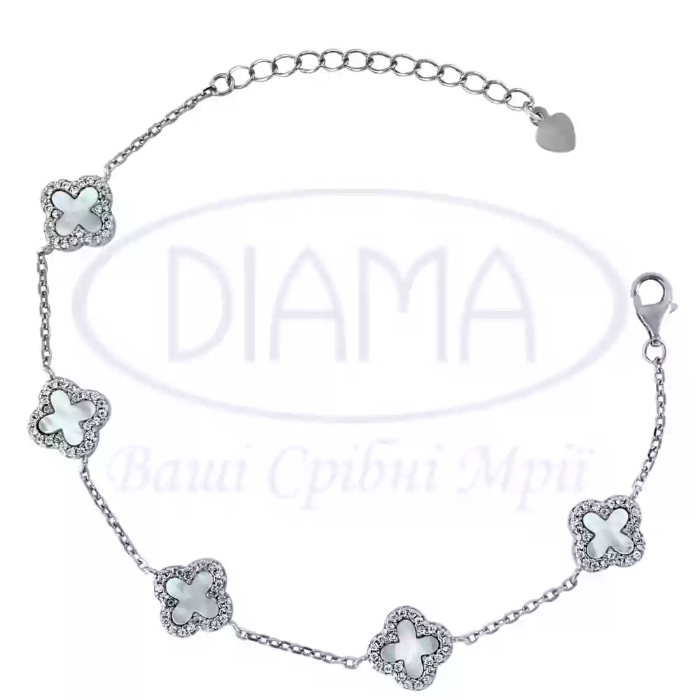 Браслет срібний з Перламутром фото 1