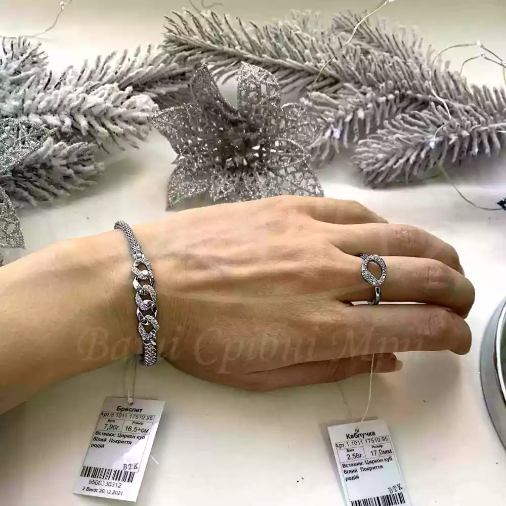 Браслет за срібла фото 2
