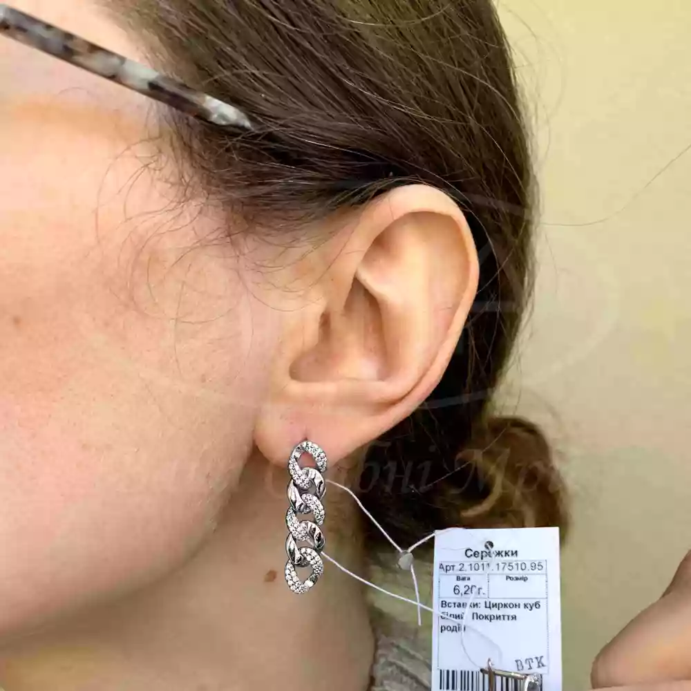 Сережки срібні фото 2