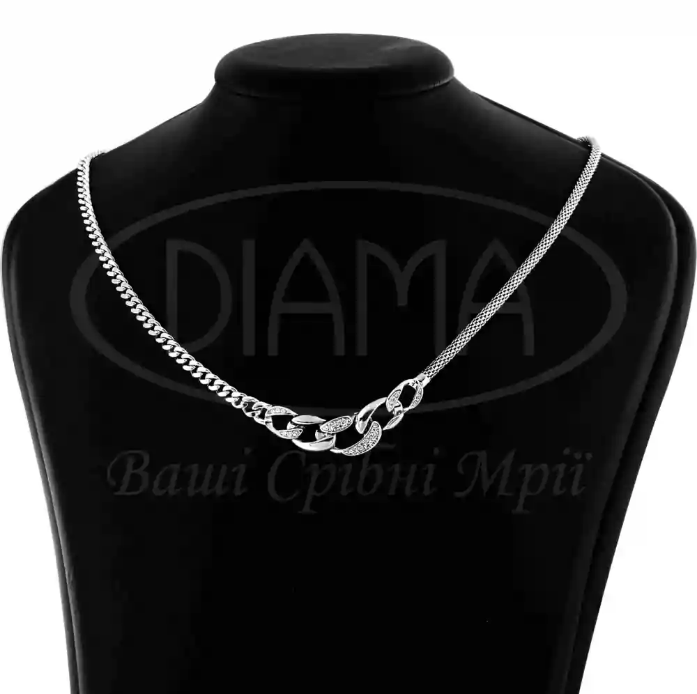 Кольє срібне фото 1