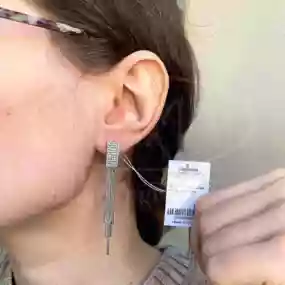 Срібні сережки з Цирконом