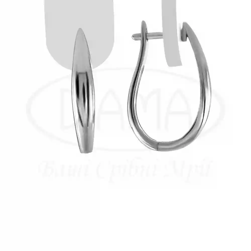 Срібні сережки фото 1