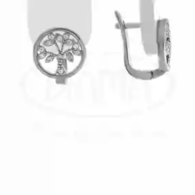 Срібні сережки з Цирконом