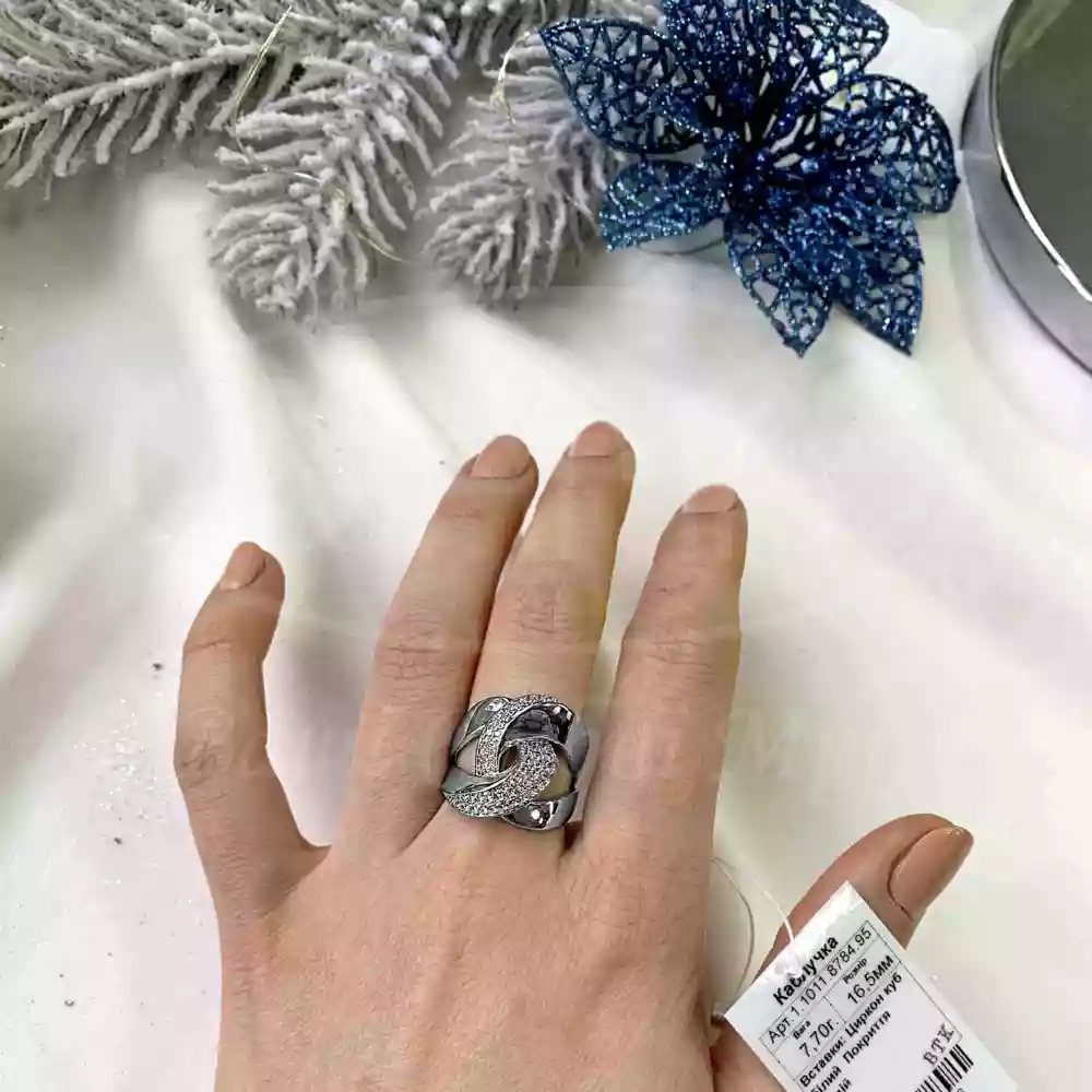 Срібна каблучка фото 2